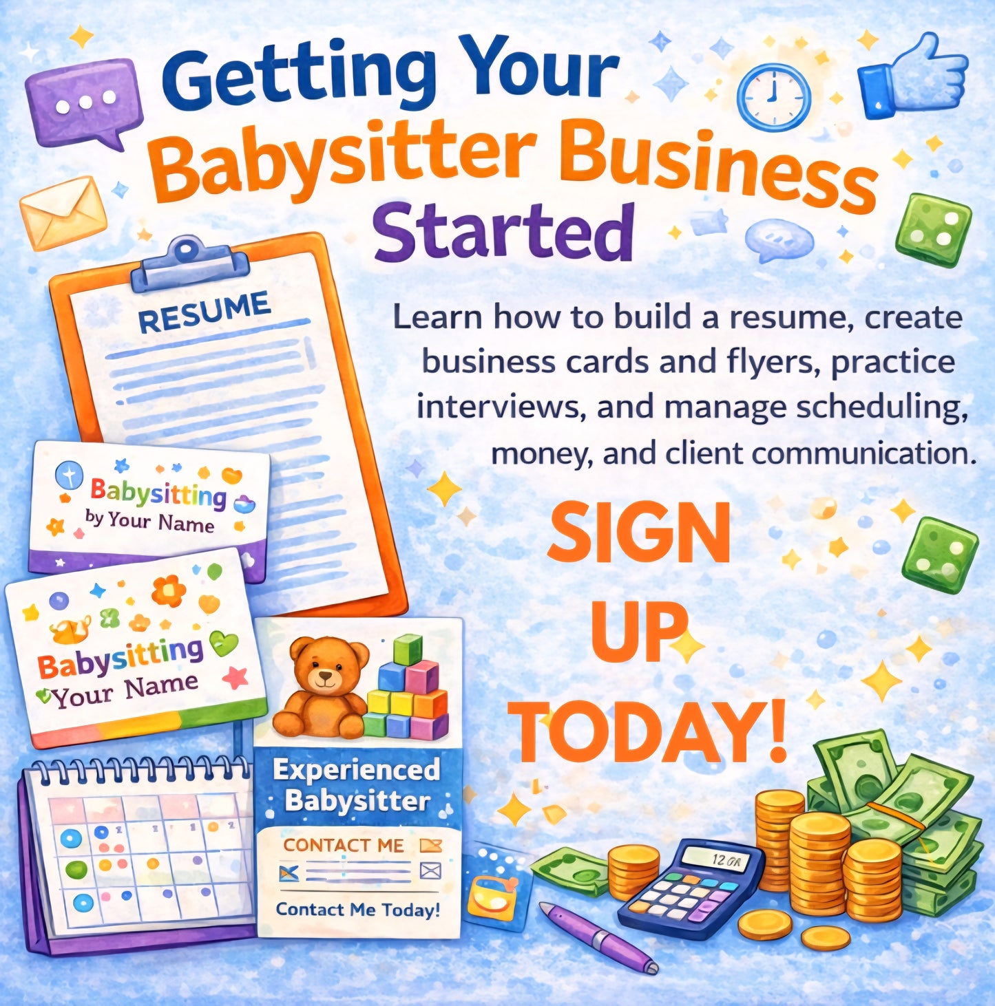 "Getting Your Babysitter Business Started" Class