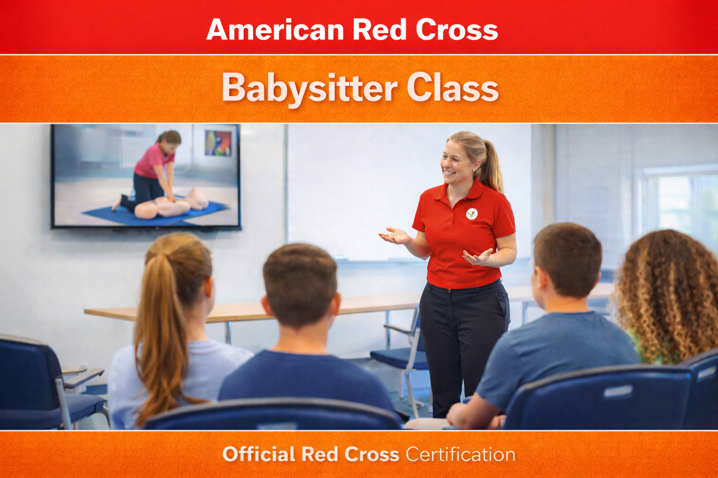 Red Cross Babysitter Class - Official Certification